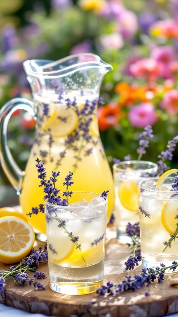 Refreshing Coconut Lavender Lemonade Mocktail Recipe