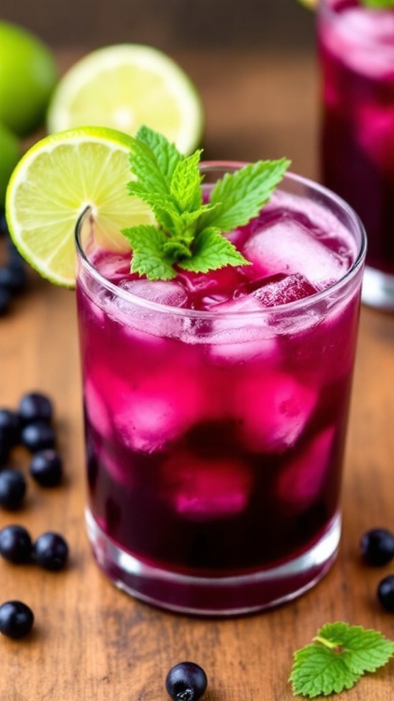 Refreshing Black Currant Elixir Mocktail - The Sip Spot - Cocktails ...