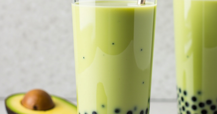 Avocado Boba Bliss: A Creamy Twist on a Bubble Tea Classic