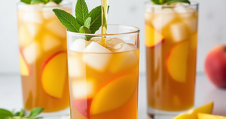 Nostalgia in a Glass: Perfecting Peach Iced Tea for Modern Summers