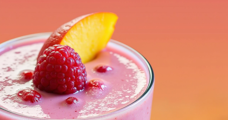 Refreshing Raspberry Peach Smoothie: A Delicious, Nutritious Kickstart to Your Day!