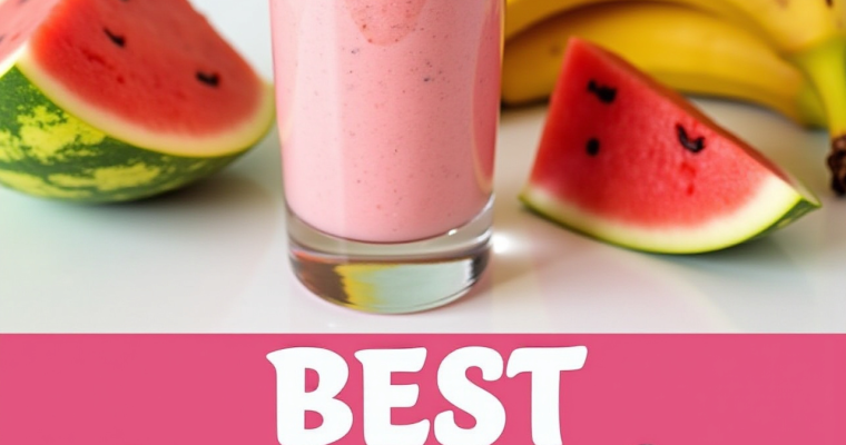 Summer Splash: The Ultimate Watermelon & Banana Smoothie Recipe