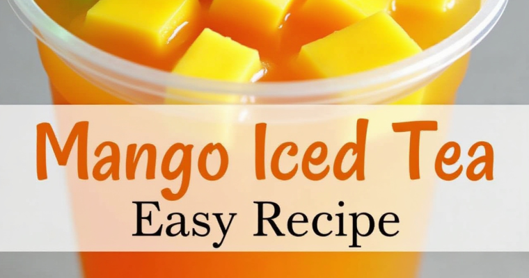 Sunny Sips: The Ultimate Easy Mango Iced Tea Recipe to Beat the Heat