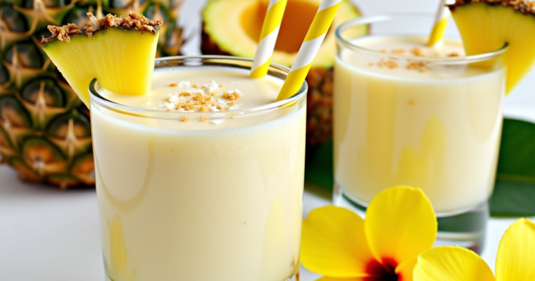 Vacation in a Sip: Crafting the Ultimate Ultra-Creamy Piña Colada Smoothie