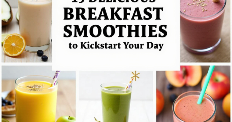 Morning Bliss Unleashed: 15 Healthy Breakfast Smoothies to Power Your Day!
