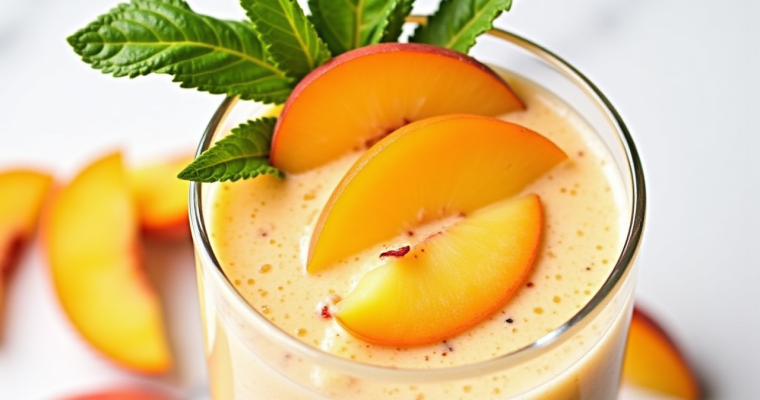 Peach Perfection: The Ultimate Creamy Smoothie Recipe