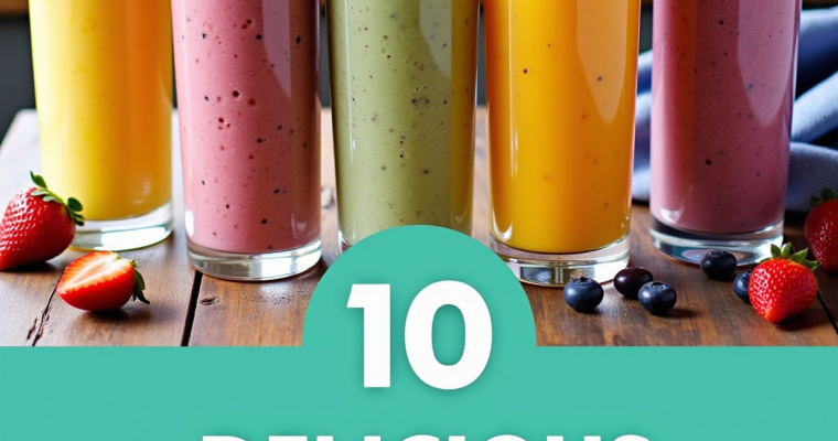 Smoothie Kickstart: 10 Effortless Recipes for a Healthier You