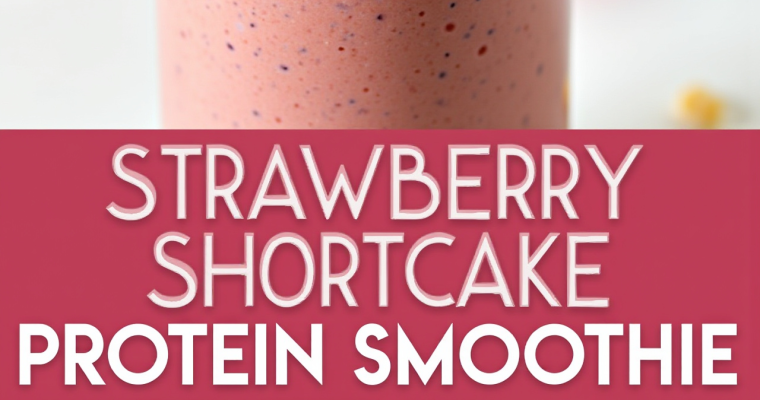 Strawberry Shortcake Redefined: A Decadent Protein-Packed Smoothie Delight