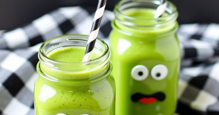 Boo-tifully Blended: Halloween Monster Face Smoothies for a Spooktacular Treat!