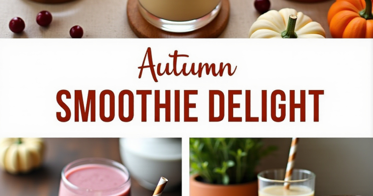 Cozy Autumn Sips: 10 Irresistible Fall Smoothie Recipes to Warm Your Heart