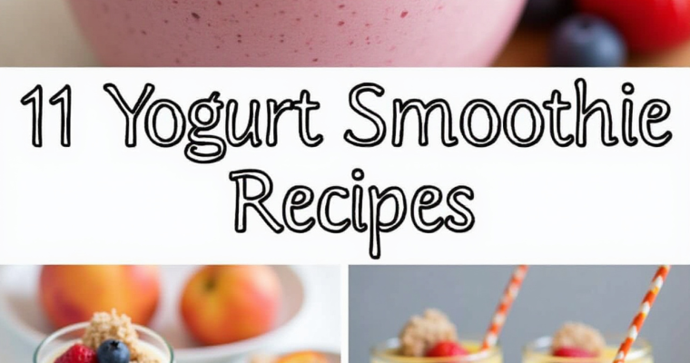 Creamy Boost: 11 Yogurt Smoothie Recipes for Delicious, Nutritious Blends