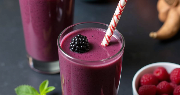 Midnight Magic: The Ultimate Black Cat Smoothie for a Spooky Halloween!