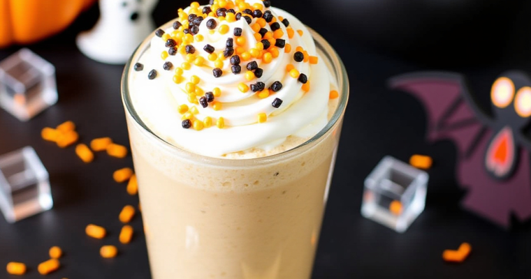 Spooky Sips: The Ultimate Kid-Friendly Ghostly Vanilla Bean Smoothie for Halloween Fun!