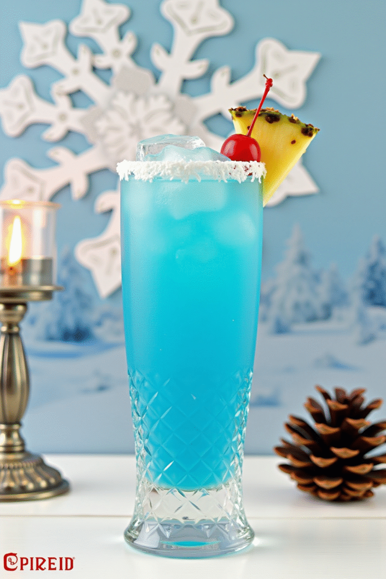 Jack Frost Cocktail: Chill Out with a Blue Coconut Bliss This Holiday ...
