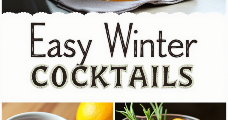 Sip the Season: 21 Effortless Winter Cocktails for Cozy Nights